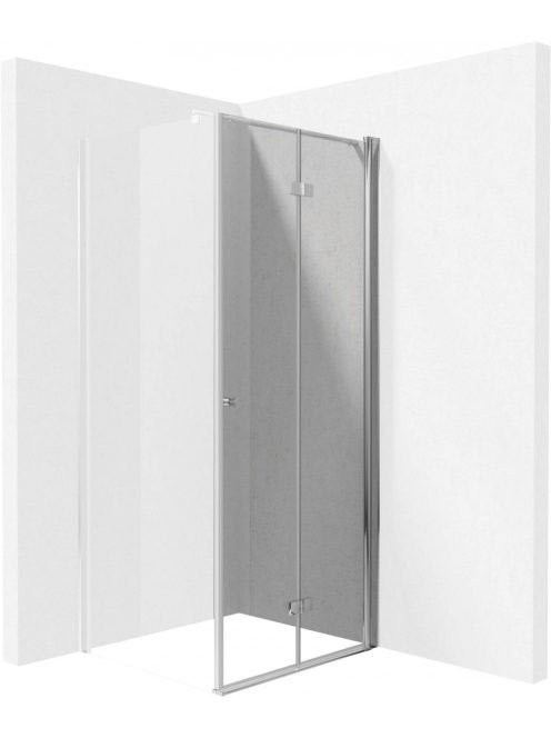 Deante Kerria Plus összecsukható zuhanyajtó 90x200 cm (króm+