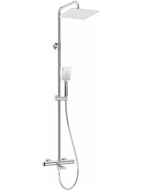 Deante falon kívüli termosztátos zuhanyrendszer, behajtható