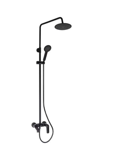 Deante Coriander zuhanyrendszer, fekete NAC_N1JM - Fürdőszob