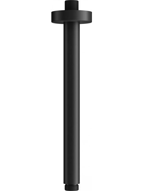 Deante Cascada mennyezeti zuhanykar 25 cm, matt fekete NAC N