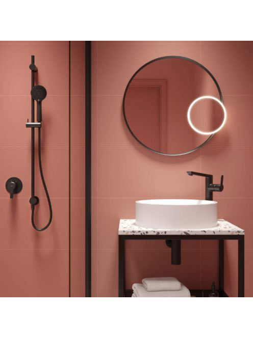 Deante Arnika Falsík alatti csaptelep zuhanyszettel matt fek