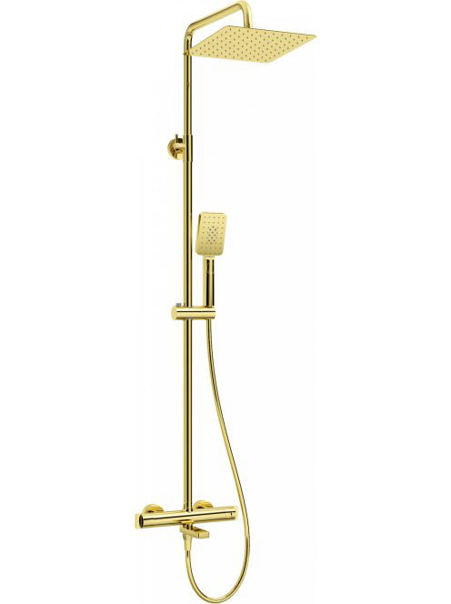 Deante falon kívüli termosztátos zuhanyrendszer, behajtható