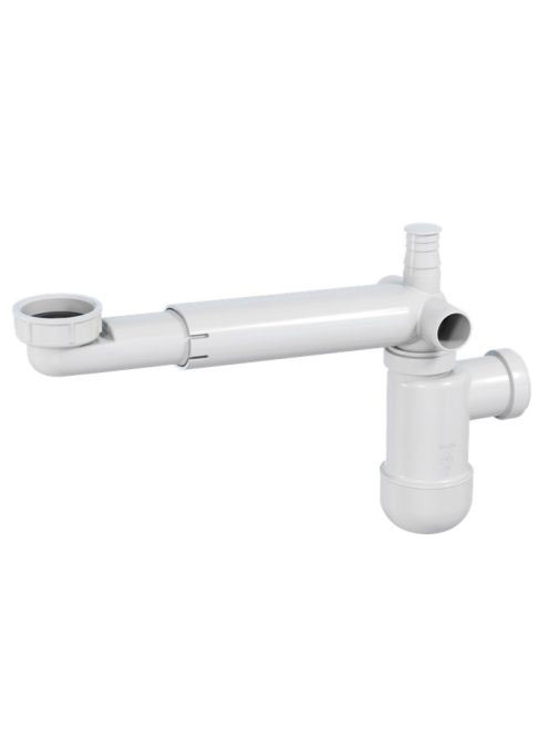 Deante helytakarékos és nyújtaható fehér szifon NHC 633K - F