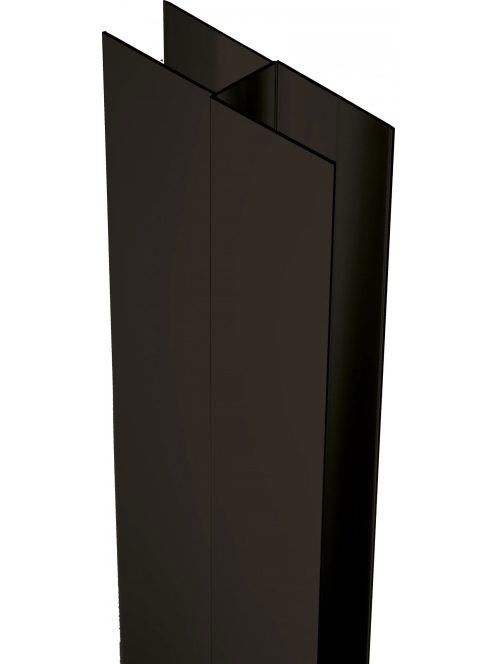 Deante hosszabbító profil 200 cm matt fekete zuhanyajtókhoz