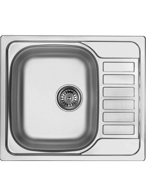 Deante Soul 1 medencés acél mosogató csepegtetővel 58x50 cm,