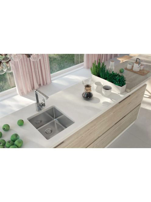 Deante Egeria 1 medencés rozsdamentes acél mosogató csepegte