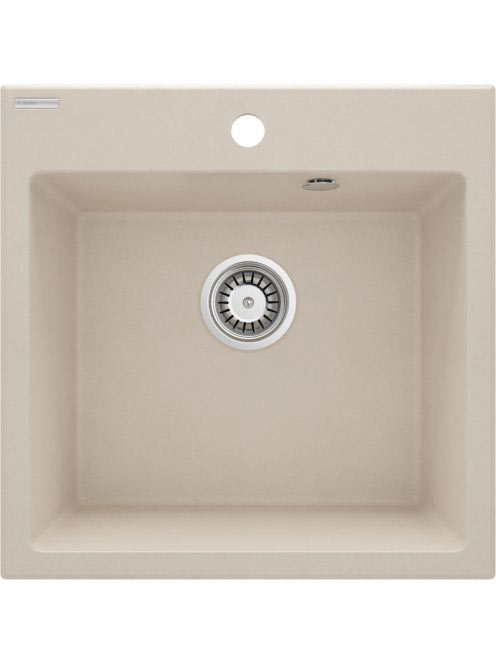 Deante Evora 1 medencés gránit mosogató 50x50 cm, homok ZQJ_