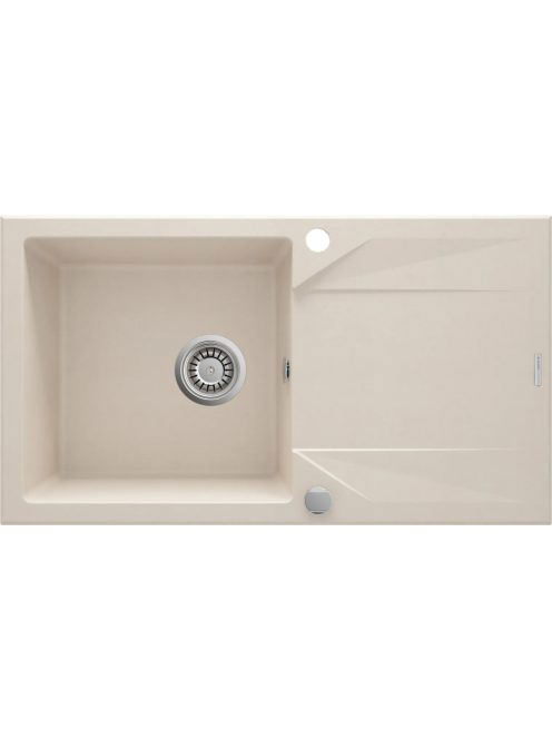 Deante Evora 1 medencés szögletes gránit mosogató csepegtető