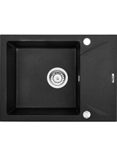 Deante Evora 1 medencés szögletes gránit mosogató csepegtető