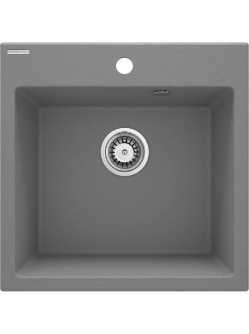 Deante Evora 1 medencés gránit mosogató 50x50 cm, szürke met