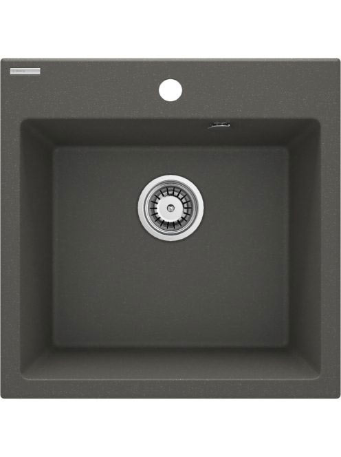 Deante Evora 1 medencés gránit mosogató 50x50 cm, antracit m