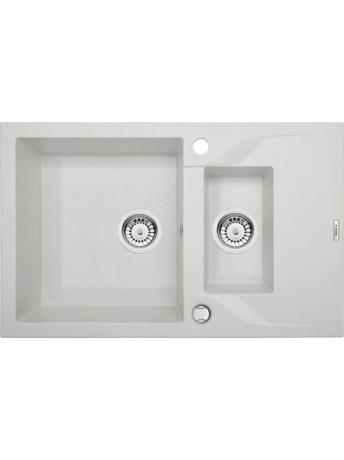 Deante Andante 1,5 medencés gránit mosogató 78x49 cm csepegt