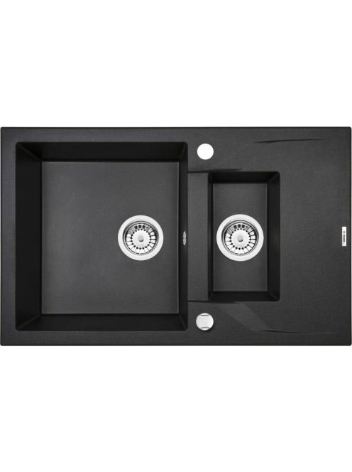 Deante Andante 1,5 medencés gránit mosogató 78x49 cm csepegt