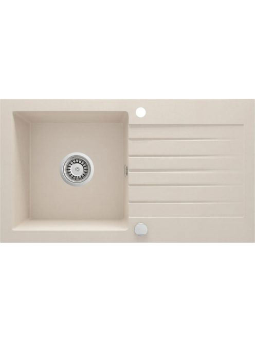 Deante Zorba 1 medencés szögletes gránit mosogató csepegtető