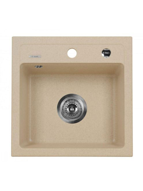 Deante Zorba 1 medencés szögletes gránit mosogató 44x44 cm,