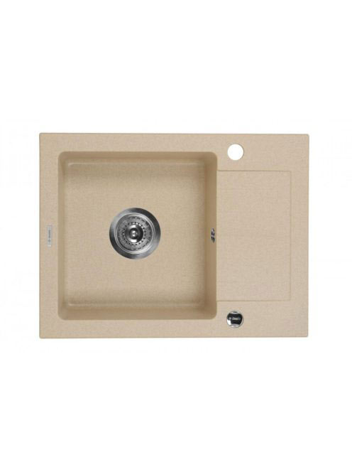 Deante Zorba 1 medencés szögletes gránit mosogató rövid csep