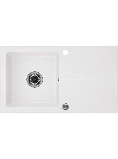 Deante Zorba 1 medencés szögletes gránit mosogató csepegtető