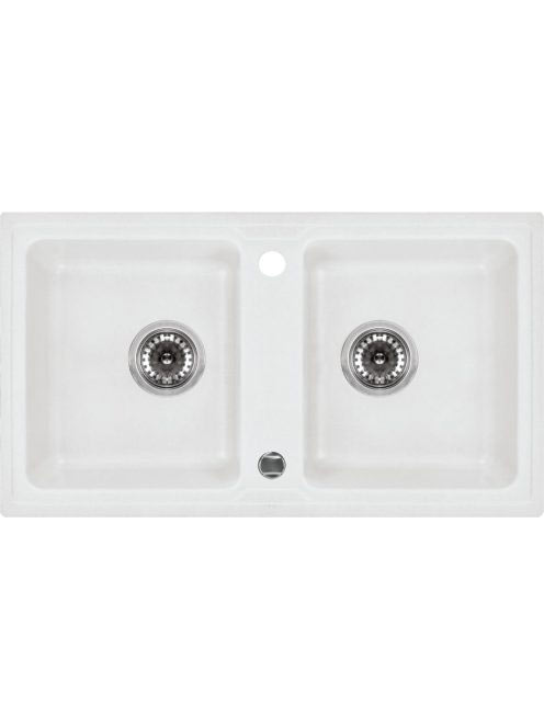 Deante Zorba 2 medencés szögletes gránit mosogató 78x43,5 cm