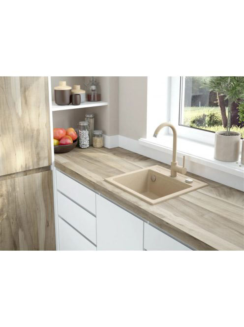 Deante Zorba 1 medencés gárnit mosogató 44x44 cm csapteleppe