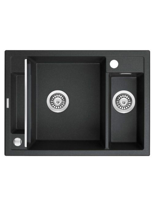 Deante Magnetic gránit mosogatótálca 69x50 cm, automatikus l