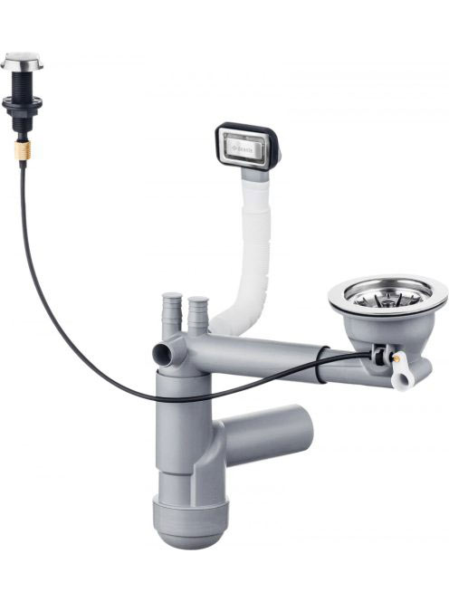 Deante Space-Saver helytakarékos szifon 1 medencés gránit mo