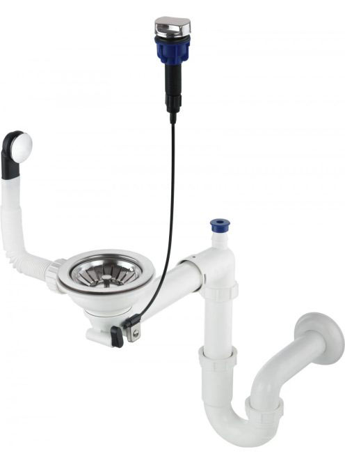 Deante Space-Saver helytakarékos szifon egymedencés gránit m