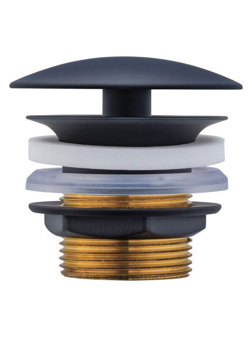 Duravit leeresztőszelep túlfolyó nélküli mosdókhoz matt feke