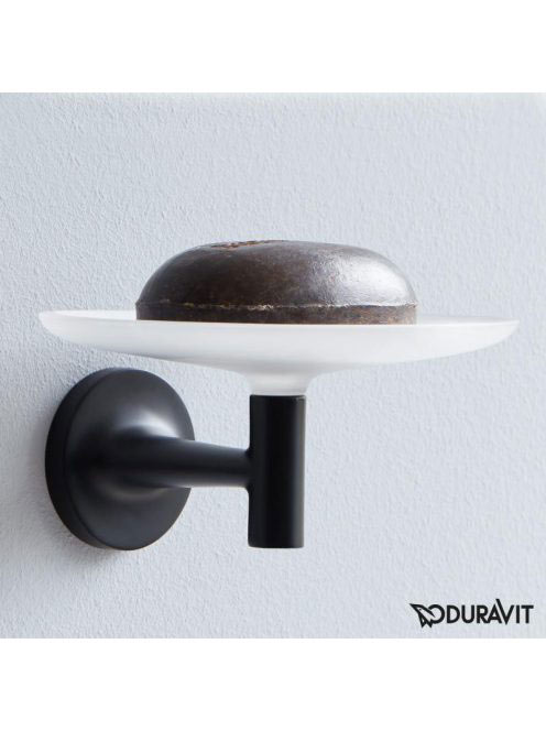 Duravit Starck T fali szappantartó, matt fekete 0099334600 -