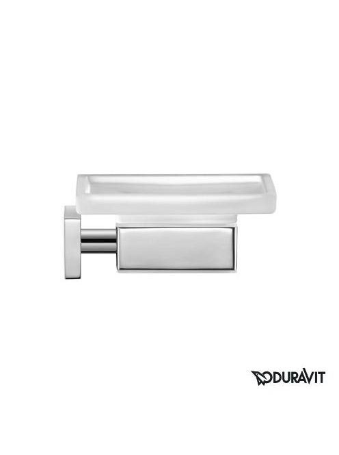 Duravit Karree szappantartó, króm 0099521000 - Fürdőszoba -