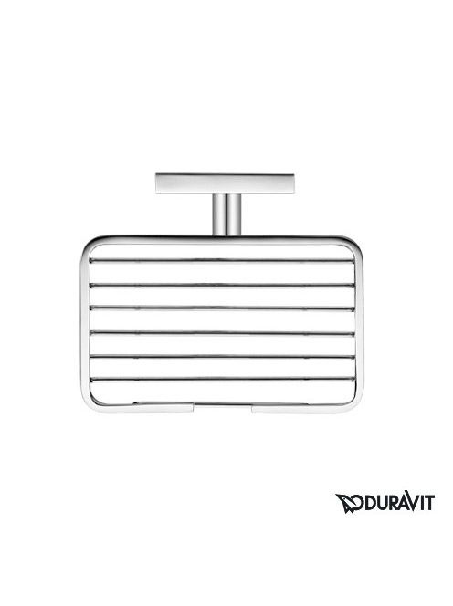 Duravit Karree szappantartó, króm 0099531000 - Fürdőszoba -