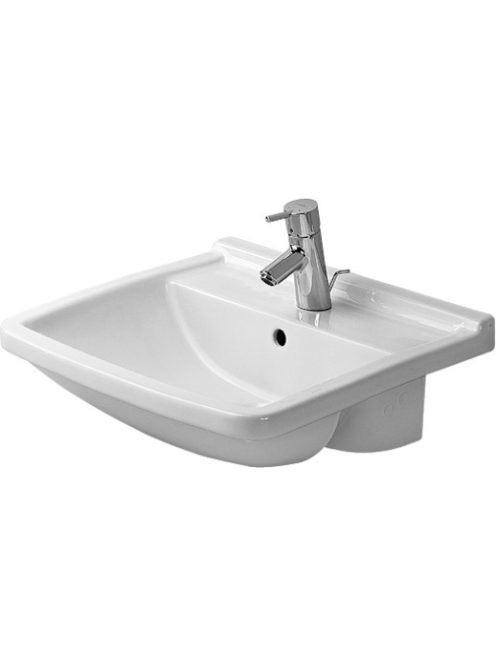 Duravit Starck 3 félig beépíthető kerámia mosdó 55x46 cm 031