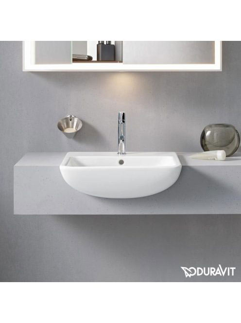 Duravit ME by Starck félig beépíthető kerámia mosdó 55x45,5