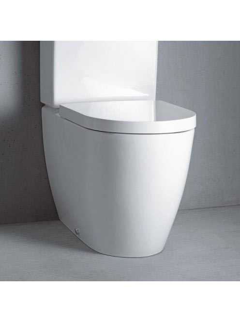 Duravit ME by Starck öblítőperemes monoblokk WC csésze 36x65