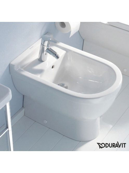 Duravit Starck 3 álló bidé 36x56 cm csapfurattal és túlfolyó