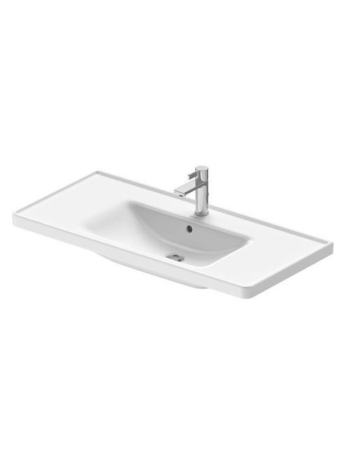 Duravit D-Neo bútorral aláépíthető kerámia mosdó 105x48 cm f