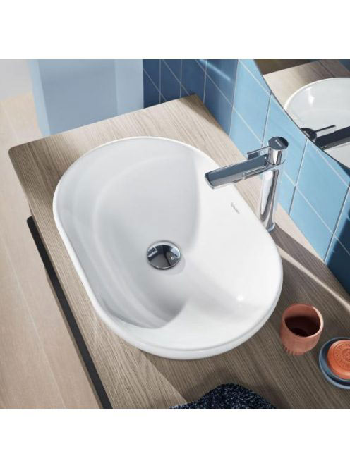 Duravit D-Neo mosdótál 60x40 cm WonderGliss bevonattal, fehé