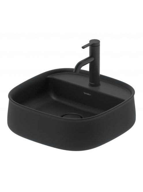 Duravit Zencha kerámia mosdótál 42x42 cm, matt antracit 2374