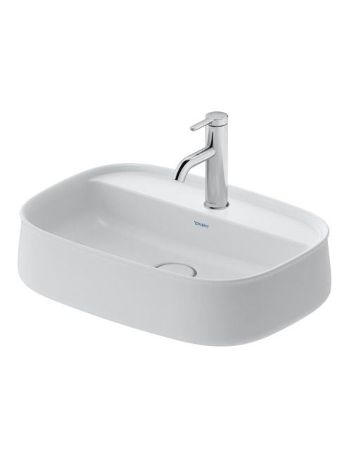 Duravit Zencha kerámia mosdótál 55x39 cm, WonderGliss bevona