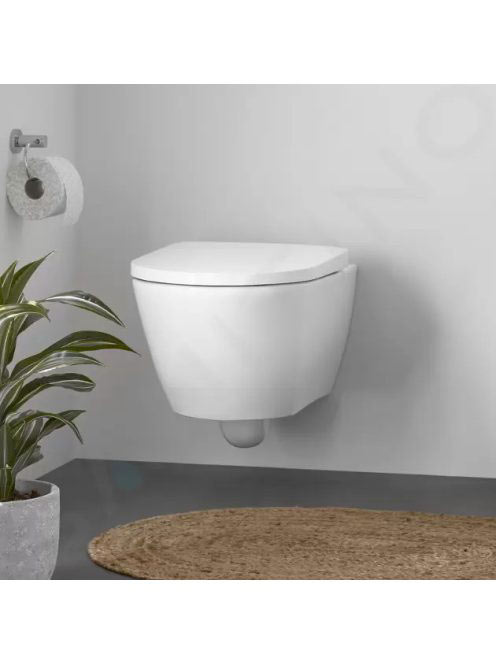 Duravit D-Neo öblítőperem nélküli fali WC csésze, HygieneGla