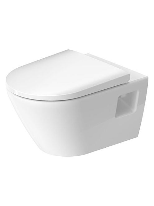 Duravit D-Neo öblítőperem nélküli fali WC csésze, fehér 2578