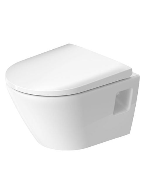 Duravit D-Neo mélyöblítésű fali kompakt WC-csésze, fehér 258