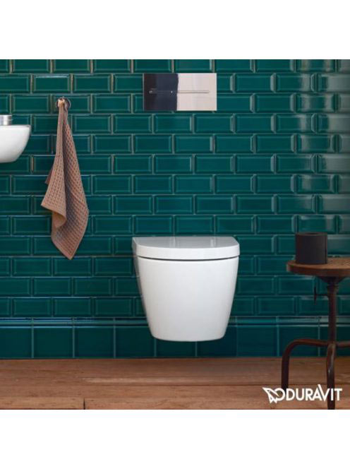 Duravit ME by Starck Kompakt, öblítőperem nélküli, fali WC s
