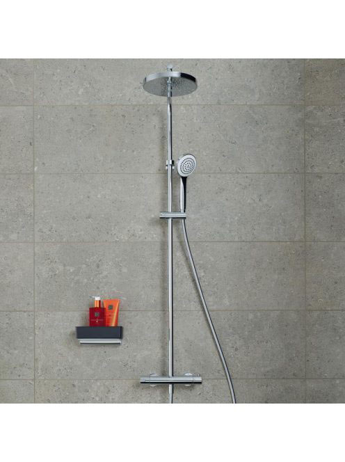 Duravit B1 falon kívüli zuhanyrendszer termosztátos csaptele