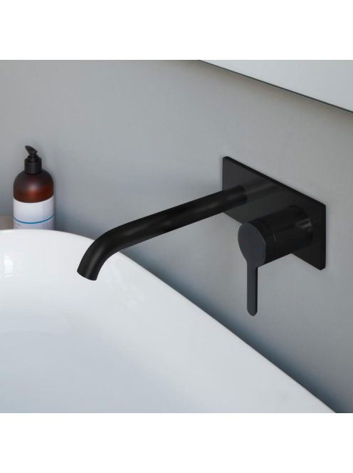 Duravit C.1 falsík alatti mosdócsaptelep 174 mm, matt fekete