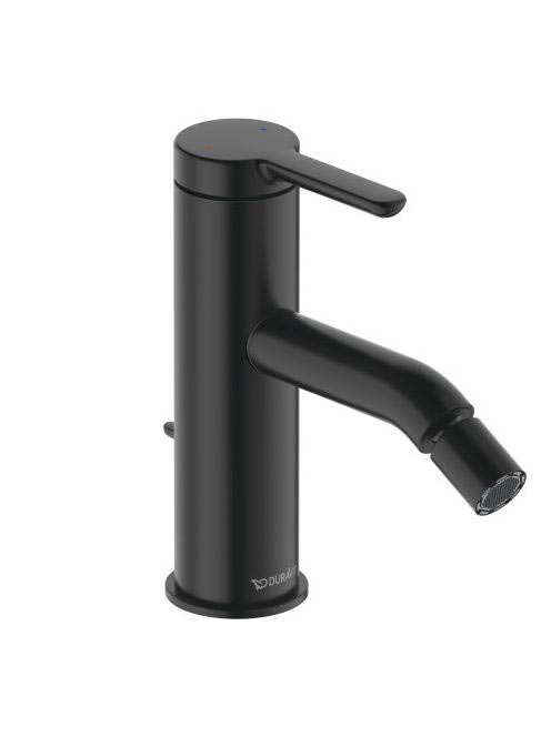 Duravit C.1 bidécsaptelep automata leeresztővel, matt fekete