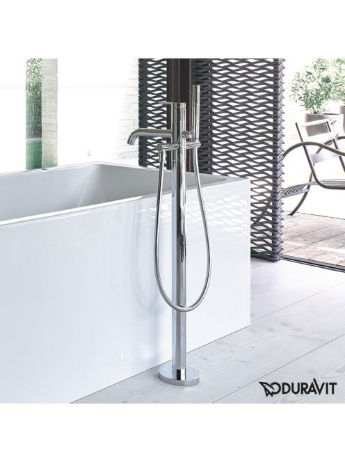 Duravit C.1 króm padlón álló kádcsaptelep C15250000010 - Für