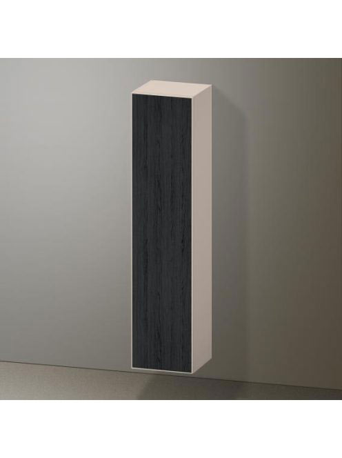 Duravit Zencha magas szekrény 176x40 cm, balos, fekete tölgy