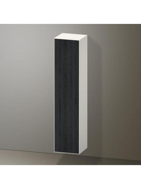 Duravit Zencha magas szekrény 176x40 cm, balos, fekete tölgy