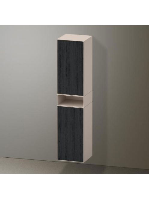 Duravit Zencha magas szekrény 176x40 cm, jobbos, fekete tölg