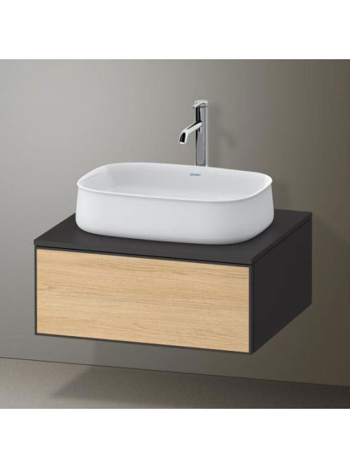 Duravit Zencha alsószekrény 65x55 cm 1 fiókkal, dió fiókrend